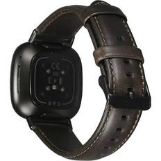 Leather Smartwatch Strap Hellfire Trading Small Fitbit Versa 3 Band Bracelet