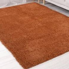 Carpets & Rugs The Rug Wholesaler Terracotta Super Soft 30mm Orange