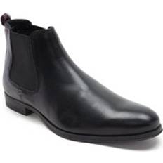 Thomas Crick 'Reggie' Formal Chelsea Boots Comfortable and Stylish Leather Boots Black