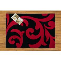 Carpets & Rugs Rosalind Wheeler Waights Black/Red