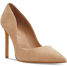 Aldo Women Heels & Pumps Aldo Women's Lala Pointed Toe Stiletto Pumps Beige Nubuck