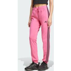 Pink - Sportswear Garment Pants adidas Primegreen Essentials Warm-Up Slim Tapered 3-Stripes Track Pants Pulse Magenta Womens