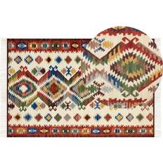 Carpets & Rugs Beliani Wool Kilim Area Multicolour cm