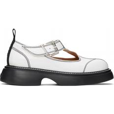 Ganni Skor Ganni Casual Mary Jane Skor - Vit