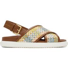 Marni Zapatillas y Sandalias Marni Women's FB Criscross Sandal - Lemon/Apricot/Moca