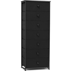 Ebern Designs Black Chest of Drawers Ebern Designs Fetie 7 Chest of Drawer