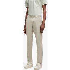 HUGO BOSS Slim-fit chinos in stretch-cotton gabardine Beige