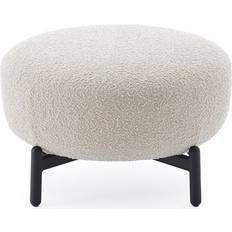 Hvid Siddepuffer Kartell Lunam Curly Siddepuf