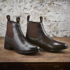 Brown Riding Helmets Dublin Foundation II Adults Jodhpur Boots - Brown