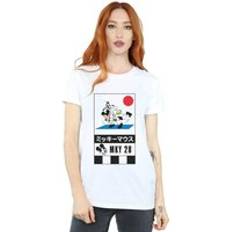 Boyfriend - Man T-shirts Disney And Goofy Karate Cotton Boyfriend T-Shirt White