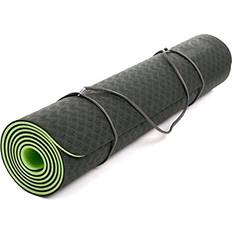 Green Yoga Equipment TNP Accessories 6mm Yoga Mat Non Slip TPE Exercise Mat Light