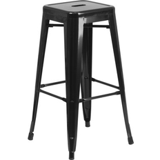 Ebern Designs Black Stools Ebern Designs Nieva Bar & Seating Stool