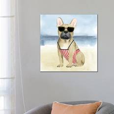 Happy Larry Hot Dog I Framed Art