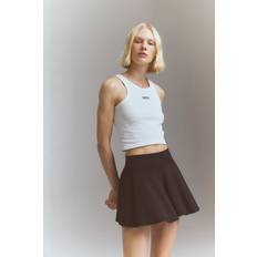 Black - Women Skirts H&M Move Ladies Black DryMove Circle-cut tennis skirt