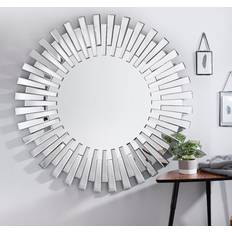 Barston Sunburst Glass Framed Hollywood 60cm H x 60cm W