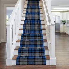 Carpets & Rugs Union Rustic Abrams Tufted Blue Stair Runner 480cm x 70cm Blue