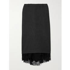 Balenciaga Skirts Balenciaga Lingerie Tailored Skirt - Anthracite/Black