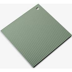 Green Trivets Zeal Silicone Square Hot Mat 22cm Trivet