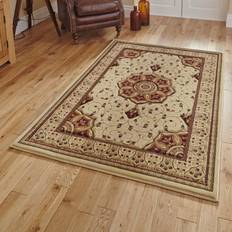 Carpets & Rugs Three Posts Heritage Area Rug Machine Woven Cream 200 x 290 cm - Brown Brown