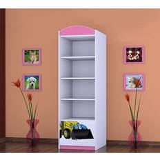 Doors - Pink Wardrobes Isabelle & Max Zebediah 1 Wardrobe