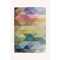 Carpets & Rugs Isabelline Park Flatweave Wool Blue Yellow Pink Rug Rectangle 200 x 290 cm Blue
