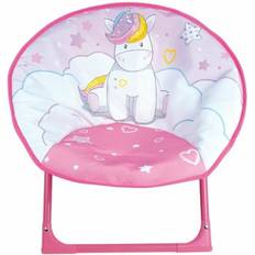 Chaises de camping Fun House Siège lune pliable enfant Licorne Rose