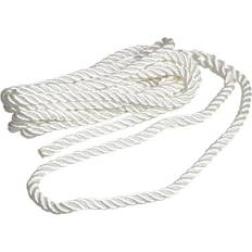 Båttillbehör Robline Förtöjningslina 3-Slagen Vit 14mm x 6m