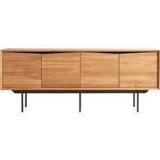 Rattan Sideboards Muubs Wing 4 Doors Oak Natural/oil Sideboard