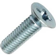 Building Materials Timco Screw Pozi Countersunk Bright Zinc M6 25mm