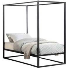 SlumberWorx Ashwell Modern Four 4 Poster Metal Bed
