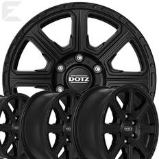 Dotz 16" Bilfelger Dotz 4x kalahari black matt 7x16 et30 - lk6/139.7 ml67.1 felge alu