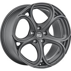 18" - Alloy Rims Car Rims MSW 82 Alloy Wheels In Matt Gunmetal Set Of 4 18 x 8 Inch ET30 5x110 PCD