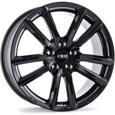 18" - 5/108 Autofelgen CMS C27-CBG complete black gloss 7.5Jx18 5x108 ET50