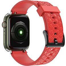 OEM Klockarmband Y-armband Apple Watch 7 SE klockband rött