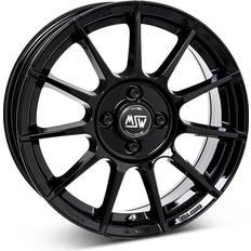 17" Car Rims on sale MSW 85 Alloy Wheels In Gloss Black Set Of 4 17x7 Inch ET45 5x100 PCD