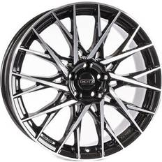 18" - 5/108 Autofelgen Dotz FUJI DARK black/polished 8.0Jx18 5x108 ET55