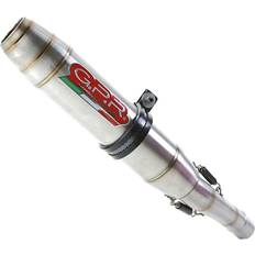 Udstødningssystemer Gpr Exhaust Systems Deeptone Inox Slip On Nc 700 X/s Dct 12-13 Homologated Muffler Silver
