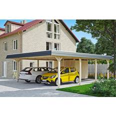 Gartenhäuser SKAN HOLZ Carport Wendland 630 0784204826 (Gebäudefläche )