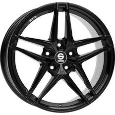 17" - 5/108 Autofelgen Sparco RECORD gloss black 7.5Jx17 5x108 ET45