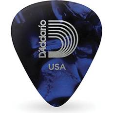 Planet Waves D&apos;Addario 1CBUP7-10 Extra Heavy Celluloid Plectrums Pack of 10, Blue Pearl