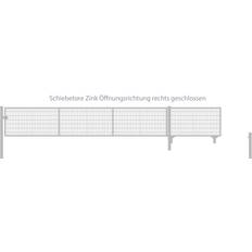 180.0 cm Hekken Schiebetor Breite 450 cm Höhe 180 cm 6 5 6 mm