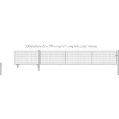 180.0 cm Hekken Schiebetor Breite 450 cm Höhe 180 cm 6 5 6 mm