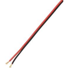 TRU Components TC-9202504 Speaker Cable 2 x 0.75 mm Black-Red 100 m 100m