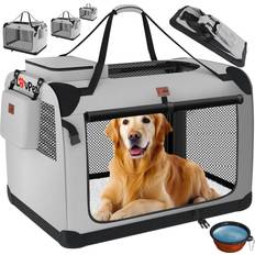 Lovpet Hundebox Hundetransportbox faltbar Inkl.Hundenapf