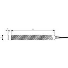 Lime tonde Dick 11142530 Precisione 250 mm 1 pz Lima tonda