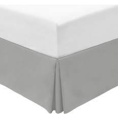 Square Valance Sheets Mellanni Light Skirt Drop Valance Sheet Gray