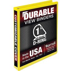 1 Inch Customizable Clear View Binder Yellow