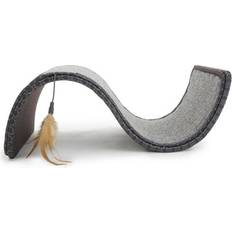 SmartyKat Scratch Scroll with Feather Toy Multi-Surface Sisal & Scratcher Scratching