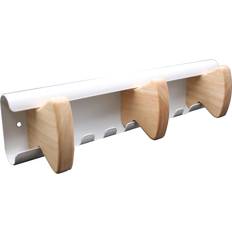 Bøg Tøjkroge Unilux Aurora ULX White Beech 3 Pegs Tøjkrog