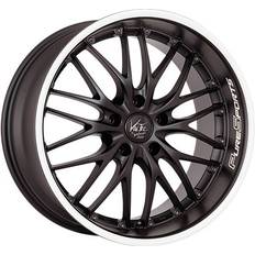 18" - 5/120 - 8" Autofelgen Barracuda VOLTEC T6 mattblack puresports color trim weiss 8.0Jx18 5x120 ET38